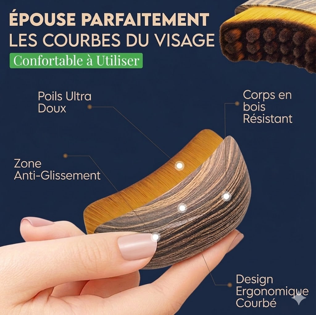 Brosse Sculptante Lymphatique — Contour Visage