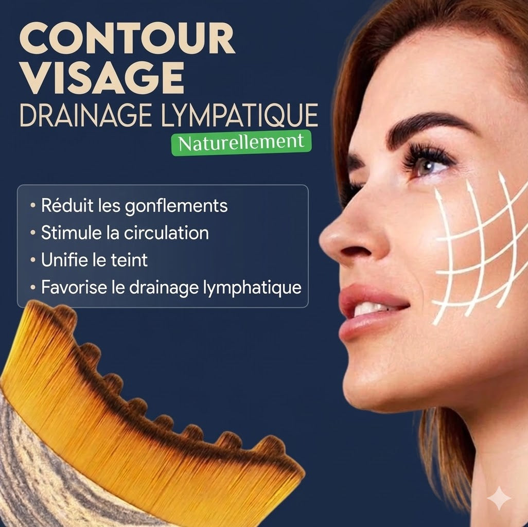 Brosse Sculptante Lymphatique — Contour Visage